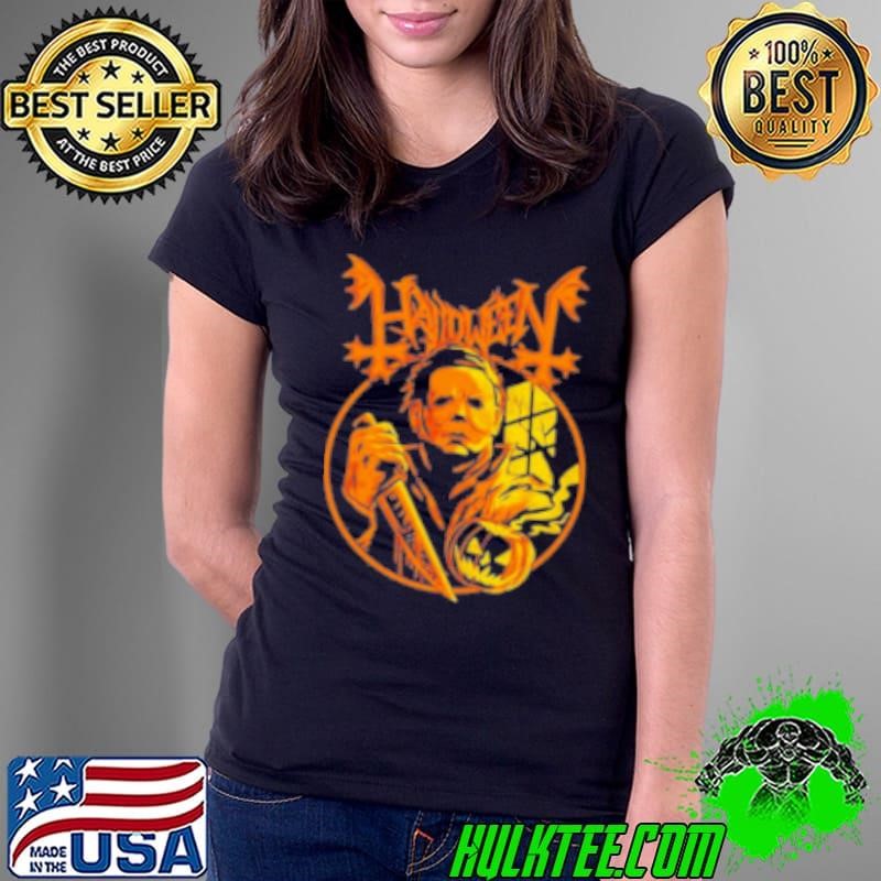 The Boogey Man Halloween Design Horror Ladies Tee