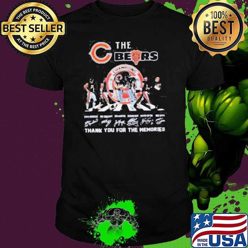 The Chicago Bears Champions Thank You For The Memories Shirt