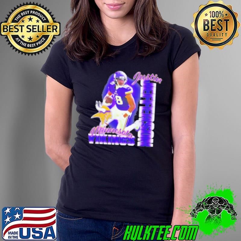 The Hottest Minnesota Vikings Justin Jefferson 90S Bootleg Ladies Tee