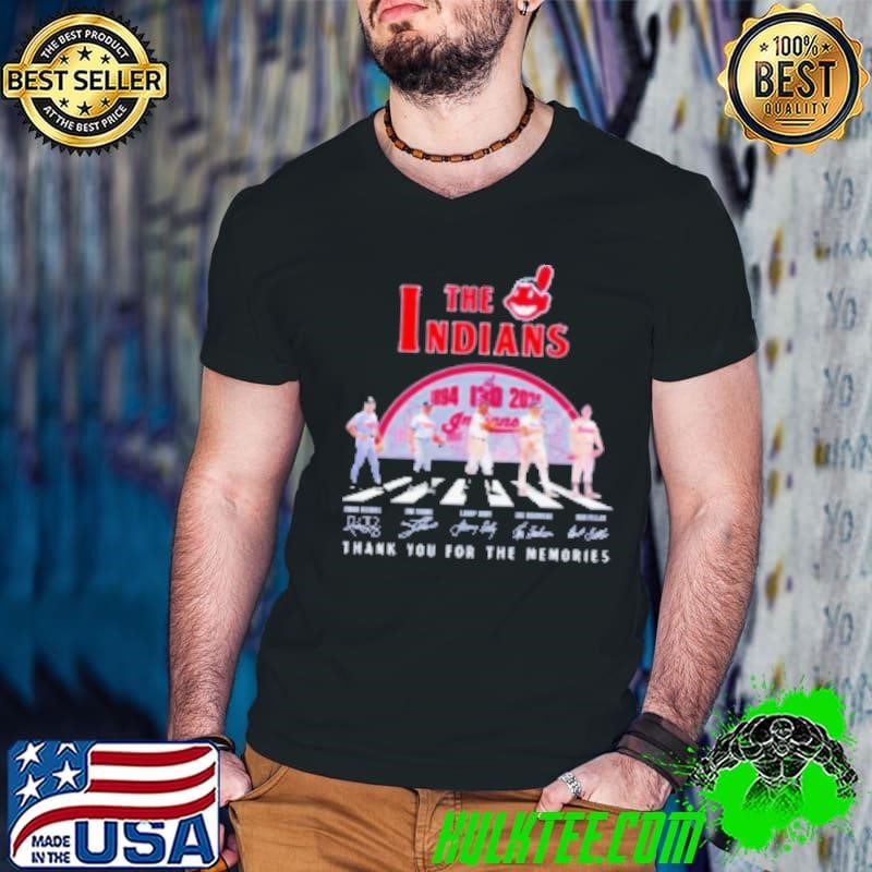 The Indians Walking Abbey Road 130 Years Of 1894 2024 Thank You For The Memories Signatures Shirt