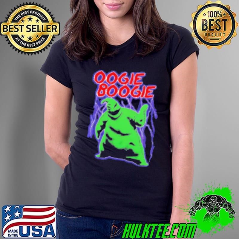 The Nightmare Before Christmas Oogie Boogie Lightning Graphic Ladies Tee