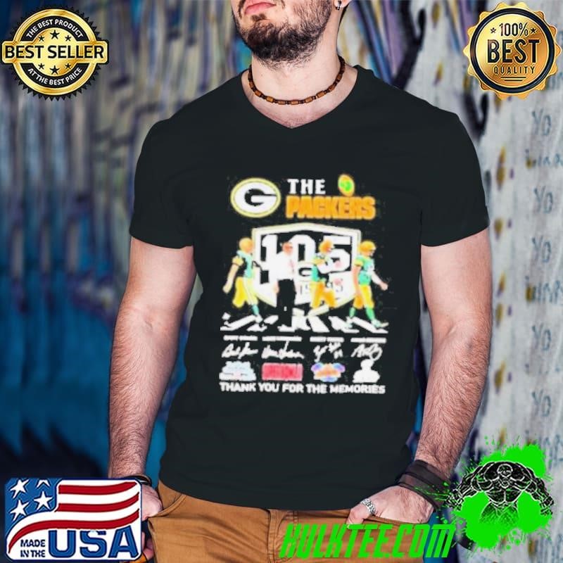 The Packers 105 Years Thank You For The Memories Women Shirt