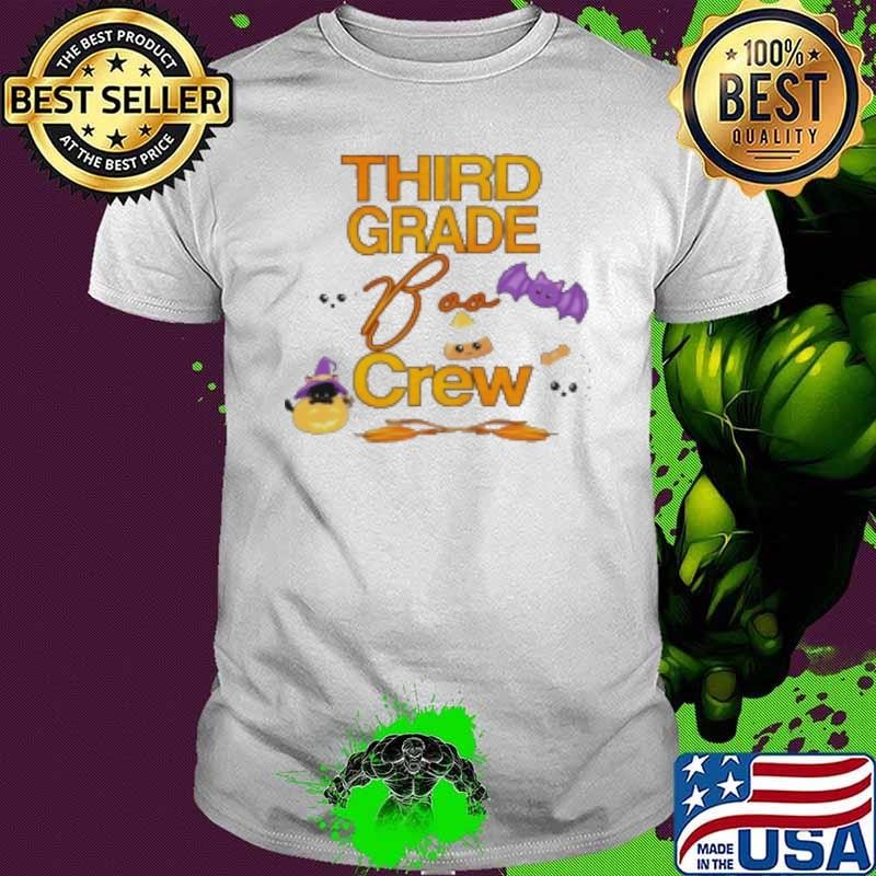 Third Grade Boo Crew Teacher Shirt