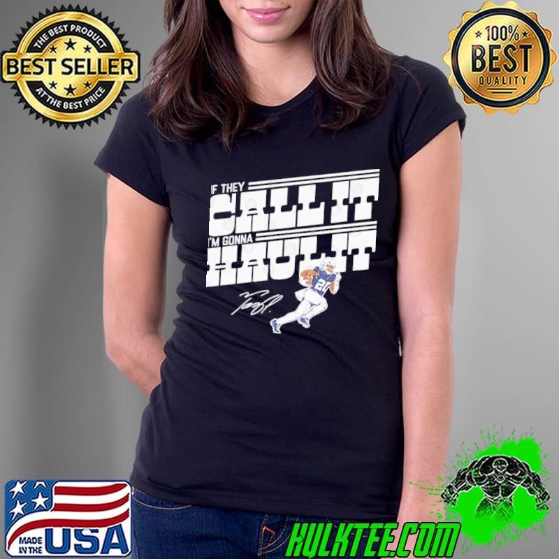 Tony Pollard Call It Haul It American football running back T-Shirt