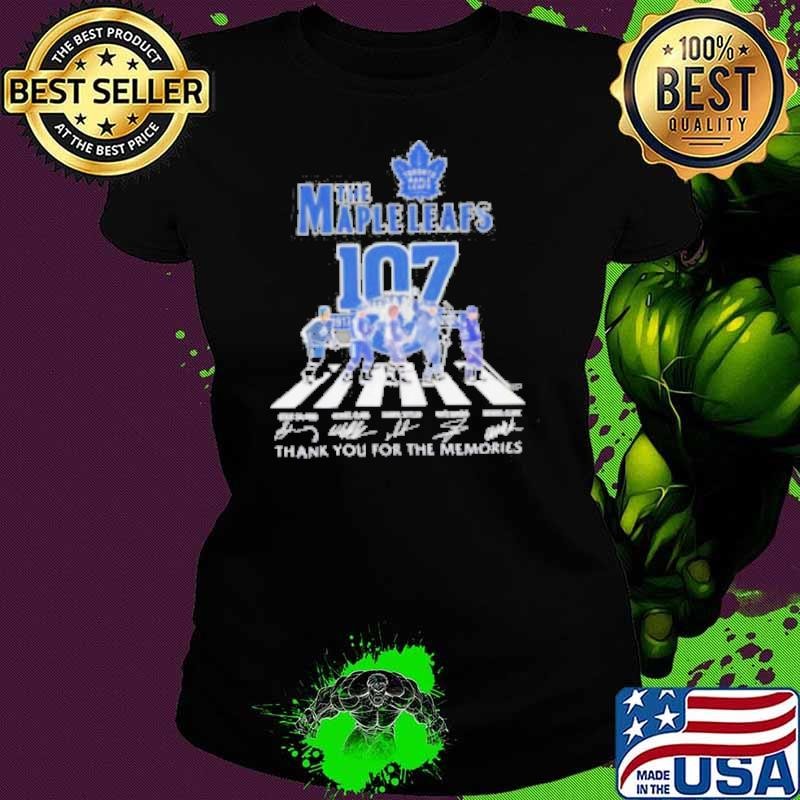 Toronto Maple Leafs 107th Anniversary 1917 2024 thank you for the memories signatures shirt