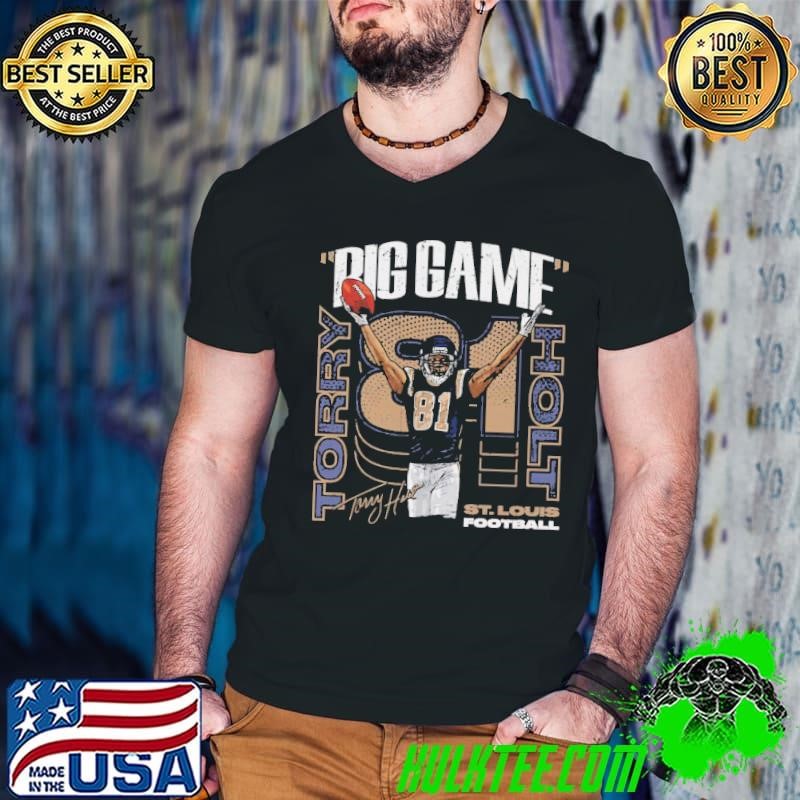 Torry Holt St. Louis Big Game American former football wide receiver Guys V Neck
