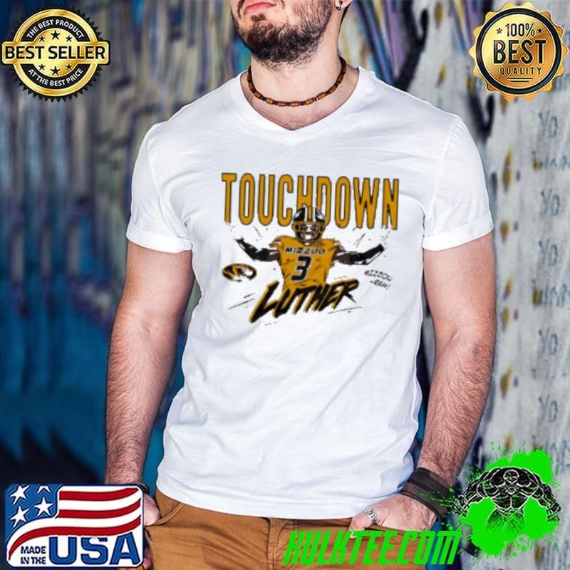 Touchdown Luther Burden III Missouri Tigers player 3 Guys V Neck