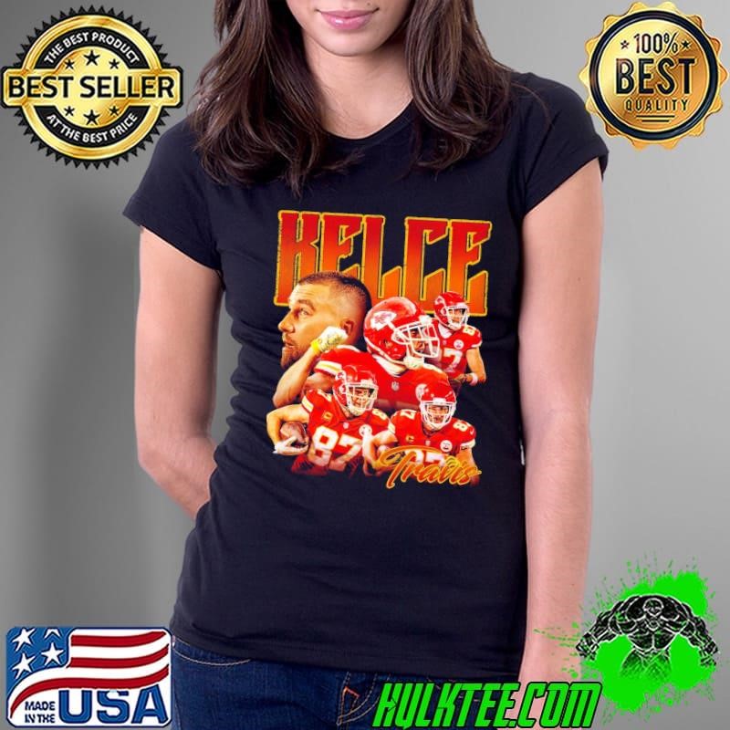 Travis Kelce American football Tight end Vintage T-Shirt