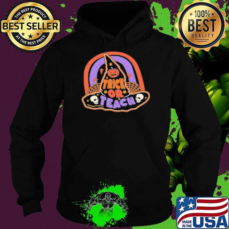 Trick Or Teach Magic Hat Teacher Hoodie