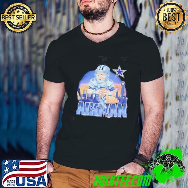 Troy Aikman Dallas Cowboys Caricature Vintage Shirt