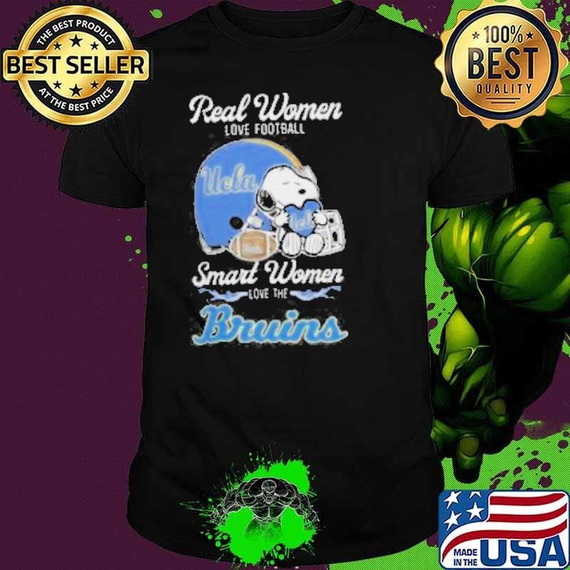 Ucla Bruins x Snoopy Real Women Love Football Smart Women Helmet 2024 Shirt