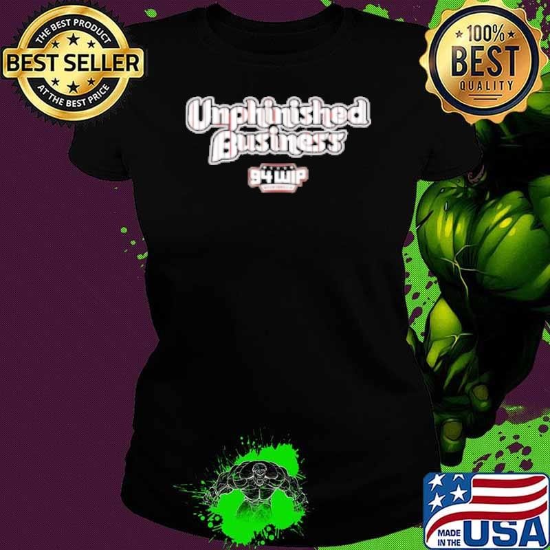 Unphinished Business Philadelphia Baseball 94 WIP Logo Ladies tee