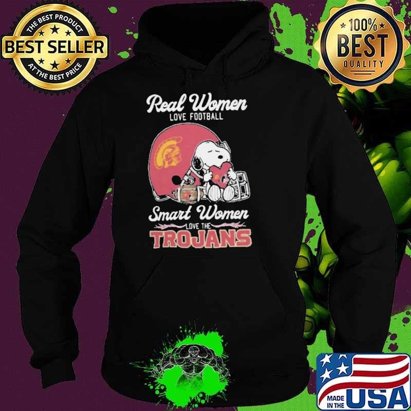 Usc Trojans x Snoopy Real Women Love Football Smart Women Helmet 2024 Hoodie
