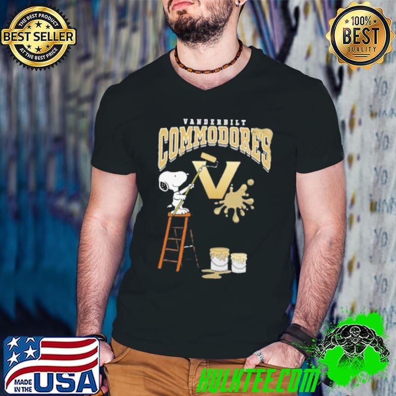 Vanderbilt Commodores Snoopy Painting Shirt