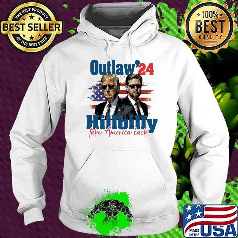 Vintage I'm Voting For The Outlaw And The Hillbilly 2024 T-Shirt