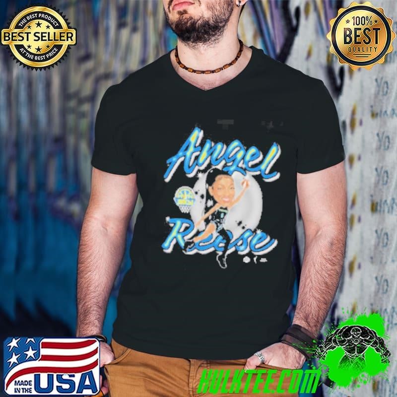 WNBA Chicago Sky 5 Angel Reese Cartoon Guys V Neck