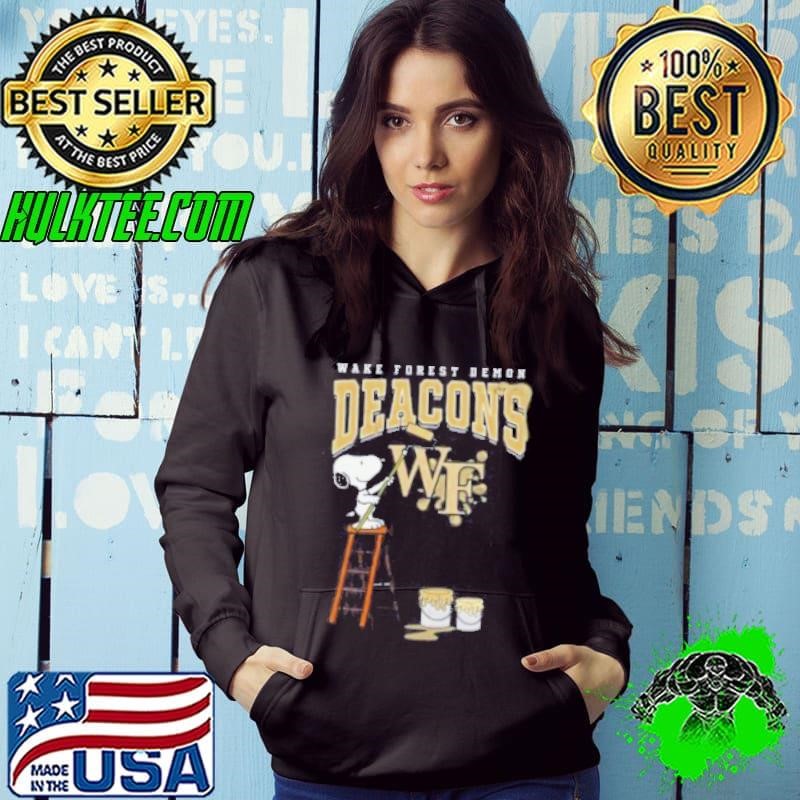 Wake Forest Demon Deacons Snoopy Painting Hoodie