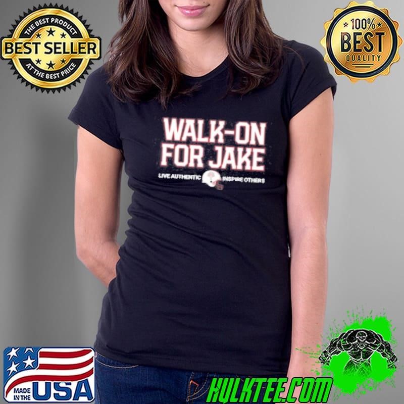 Walk On For Jake Live Authentic Inspire Others Ladies Tee