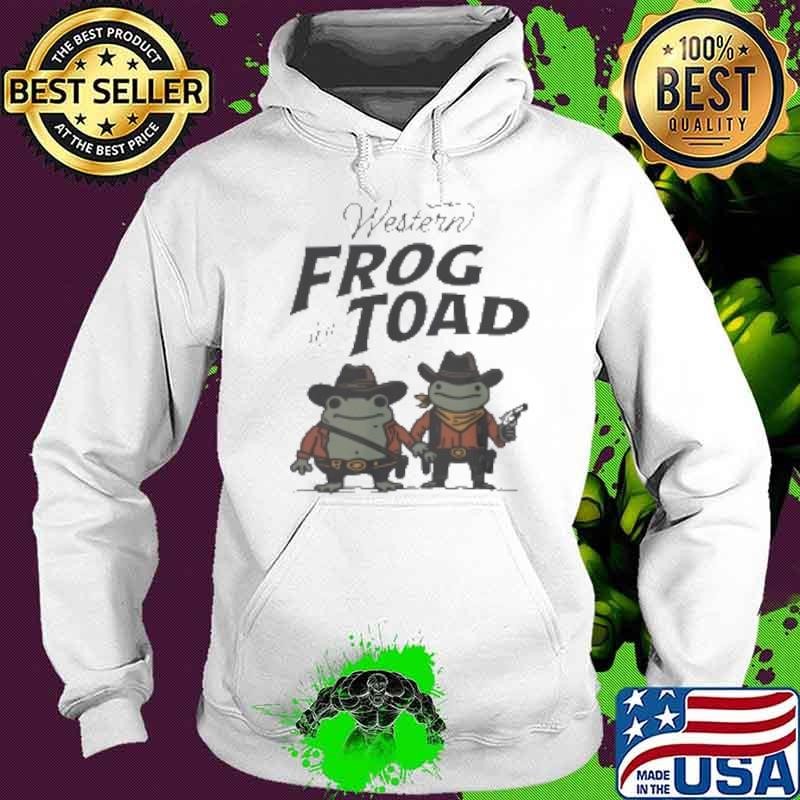 Western Frog And Toad Cowboys Hoodie