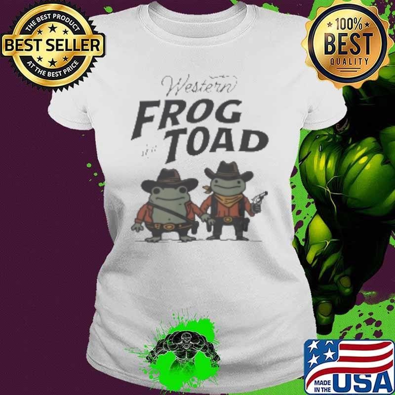 Western Frog And Toad Cowboys Ladies tee