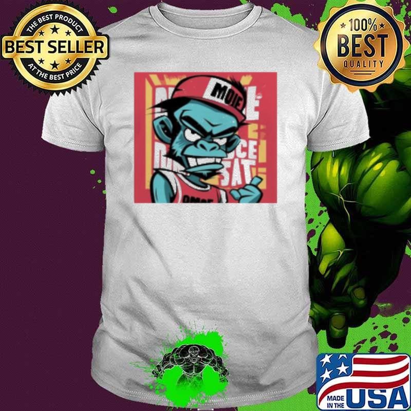 Whimsical Funky Apes Cartoon Hipster Urban Shirt