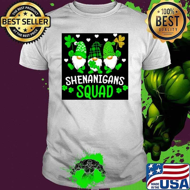 shenanigans squad Irish St Patricks Day shamrock shirt