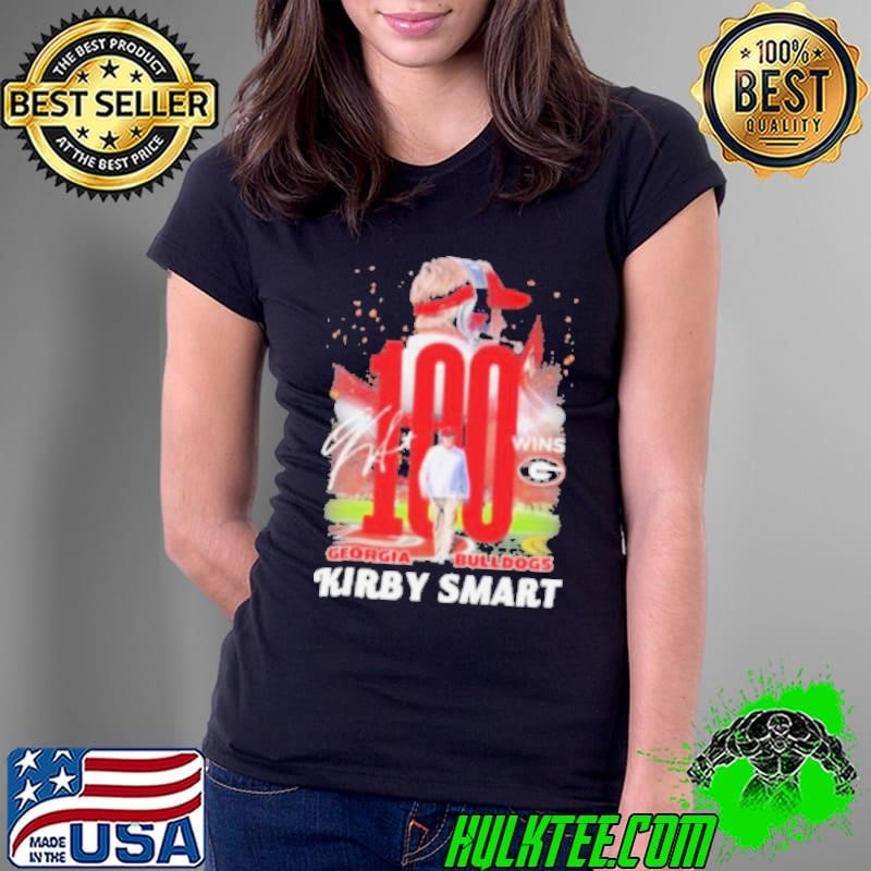 100 Wins With Kirby Smart Georgia Bulldogs Shirt