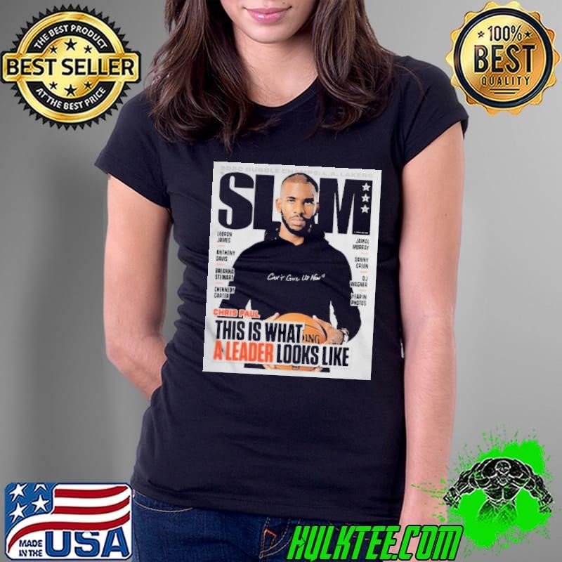 2020 bubble champions LA Lakers Slam Chris Paul this is what a leader looks like Ladies Tee