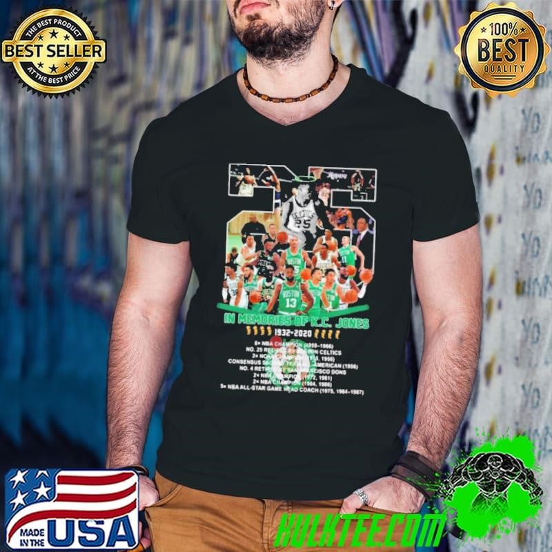 25 In Memories Of K C Jones 1932 2020 Nba Champion All Star Game Head shirt