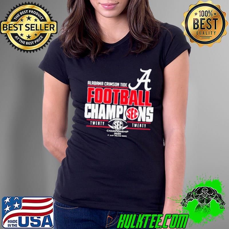Alabama Crimson Tide 2020 SEC Football Champions shirt