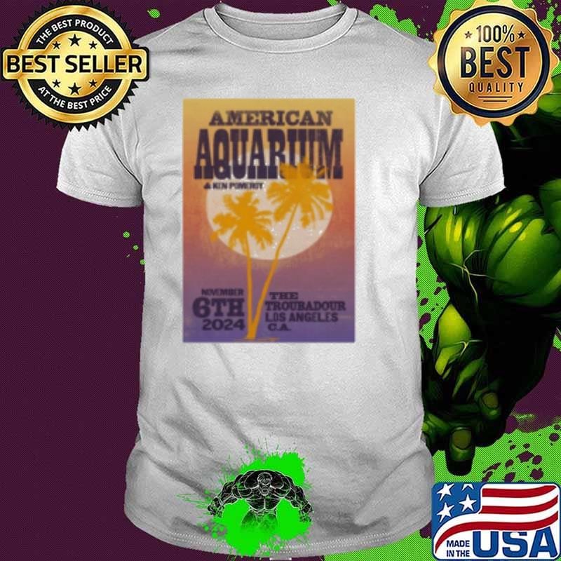 American Aquarium Nov 6 2024 Troubadour in West Hollywood CA Shirt