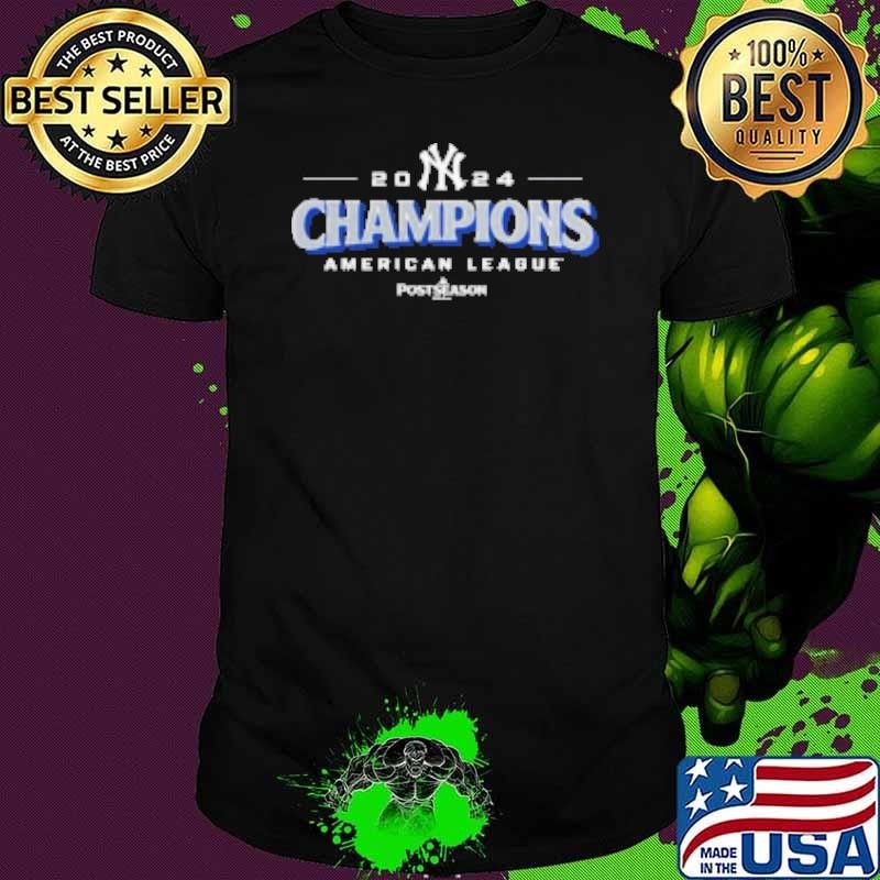 American League Champions MLB New York Yankees 2024 Bloop Single Roster Shirt