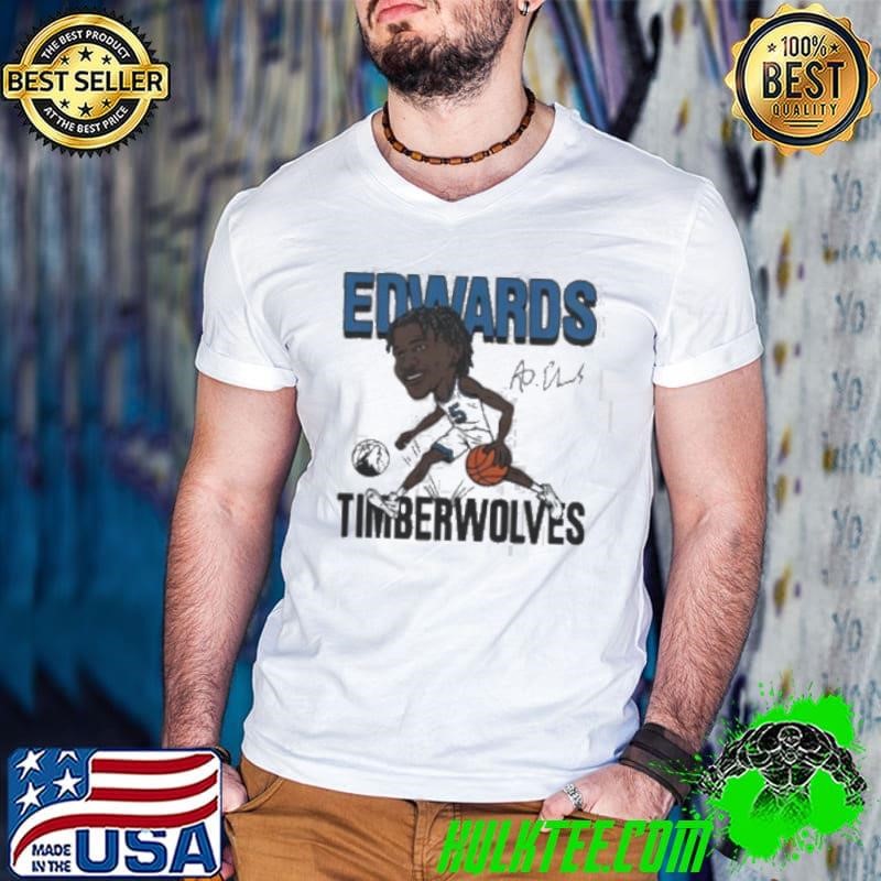 Anthony Edwards Minnesota Timberwolves signature vintage shirt