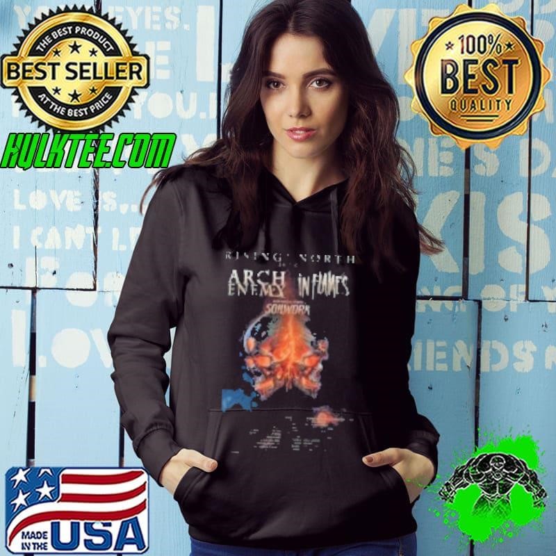 Arch Enemy Rising From The North 2024 Tour With In Flames And Soil Work Dates And Places List Wall Hoodie