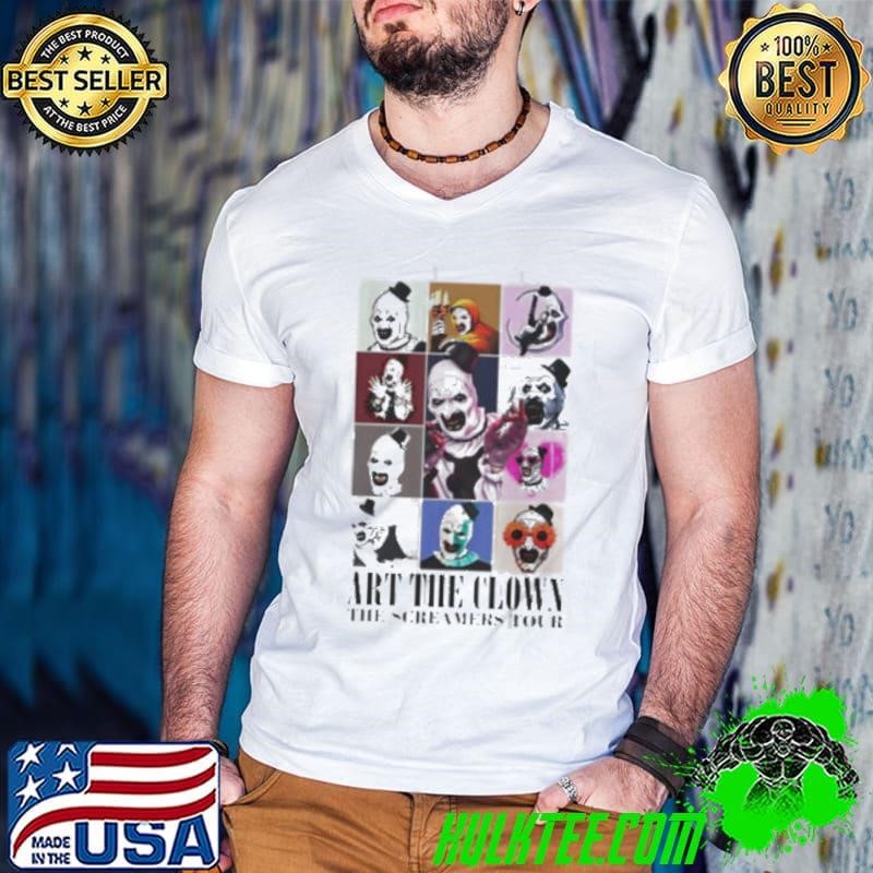 Art The Clown The Screamers Eras Tour shirt