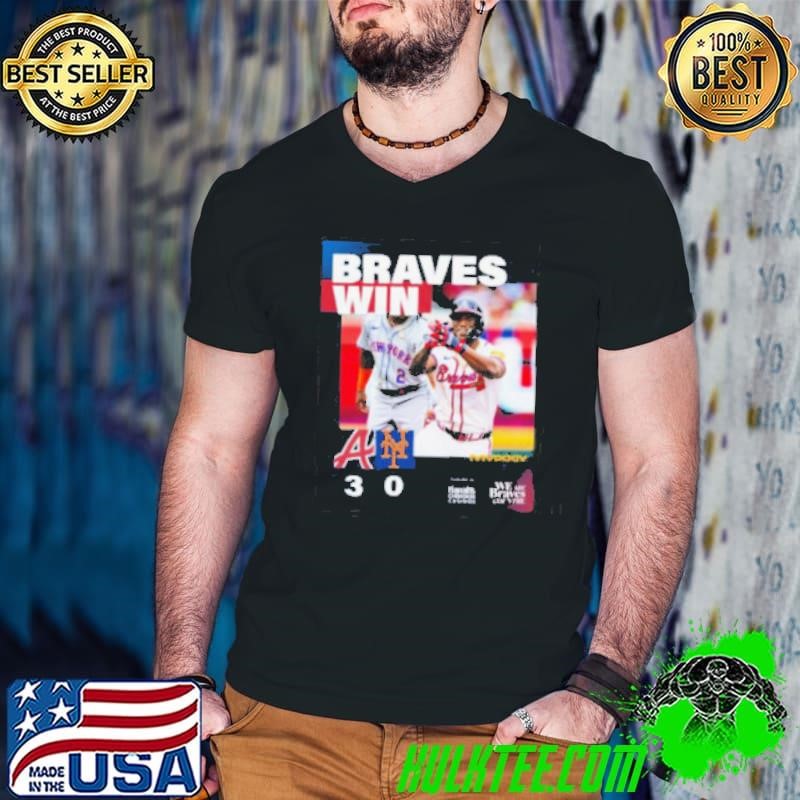 Atlanta Braves Win 3 0 New York Mets 2024 October Baseball Matchup shirt
