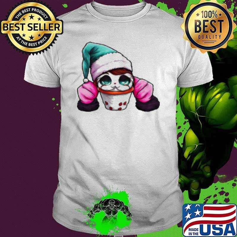 Awesome Cartoon Cat with Hats and Mittens Shirt