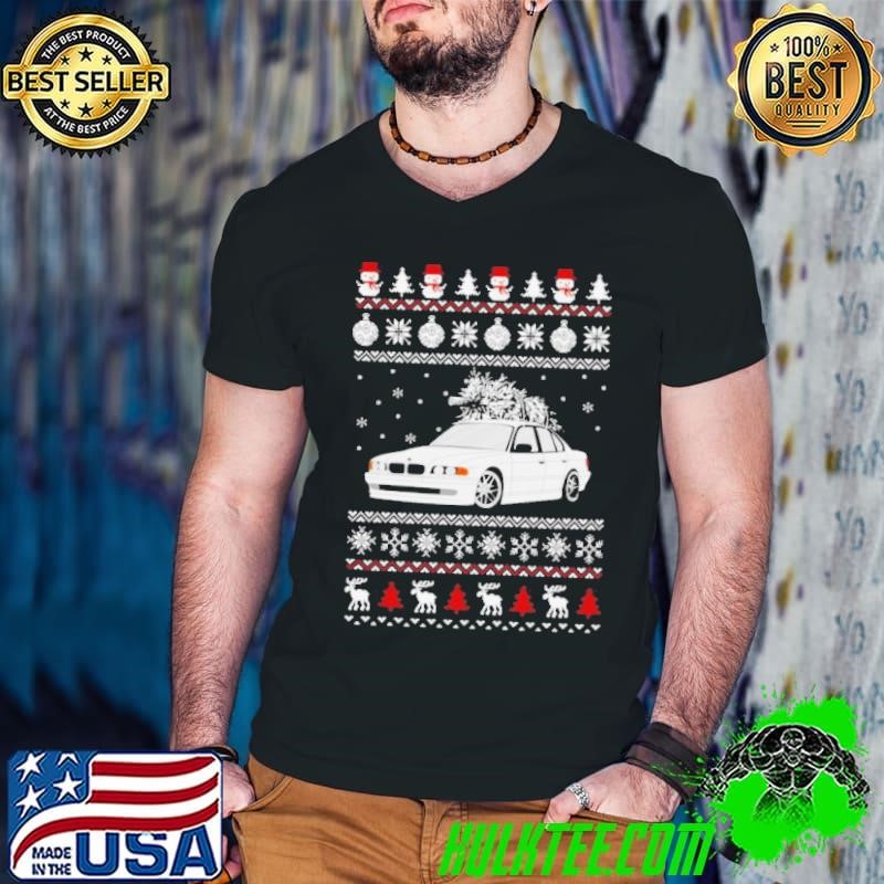 BMW E38 Ugly Christmas shirt