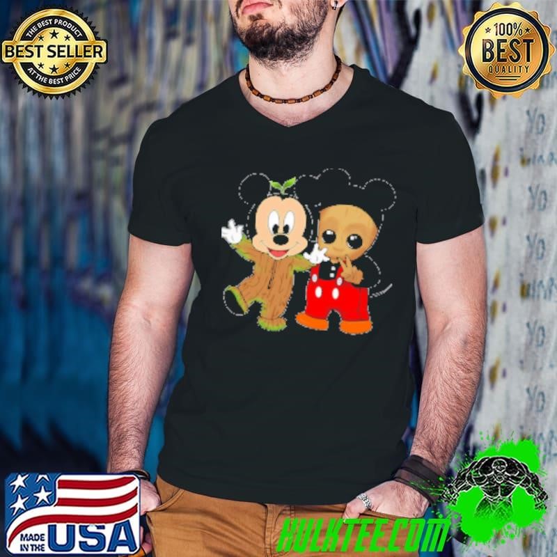 Baby Groot Swap Baby Mickey Mouse Guys V Neck