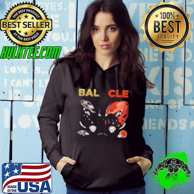 Baltimore Ravens Vs Cleveland Browns 2024 NFL Week 8 Matchup Hoodie