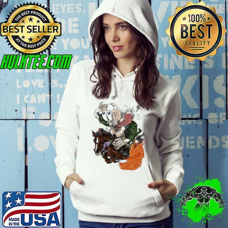 Ben FINKlin galloping horse caricature Hoodie