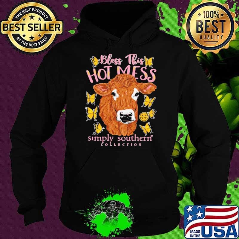 Bless This Hot Mess Simply Southern Collection Hoodie