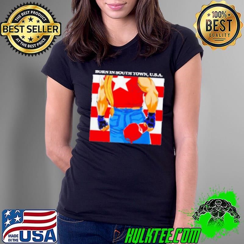 Born in South USA Flag Shirt