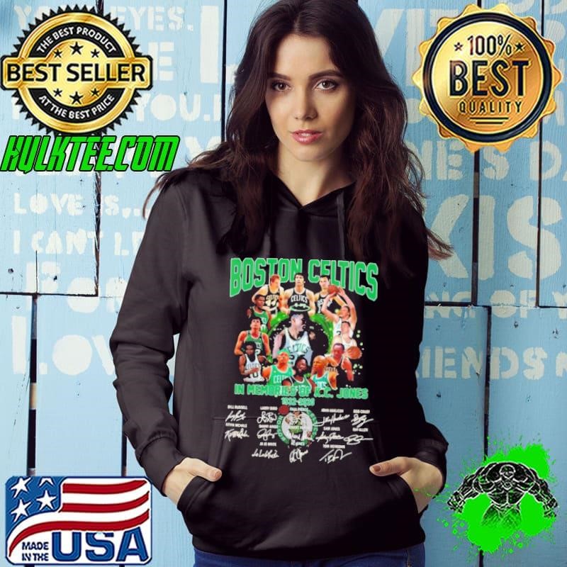 Boston Celtics In Memories Of K C Jones 1932 2020 Signatures Hoodie