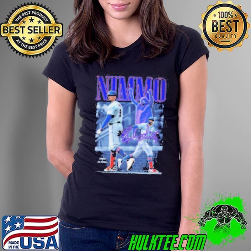 Brandon Nimmo New York Mets MLB Signature Ladies Tee Brandon Nimmo New York Mets MLB Signature Ladies Tee