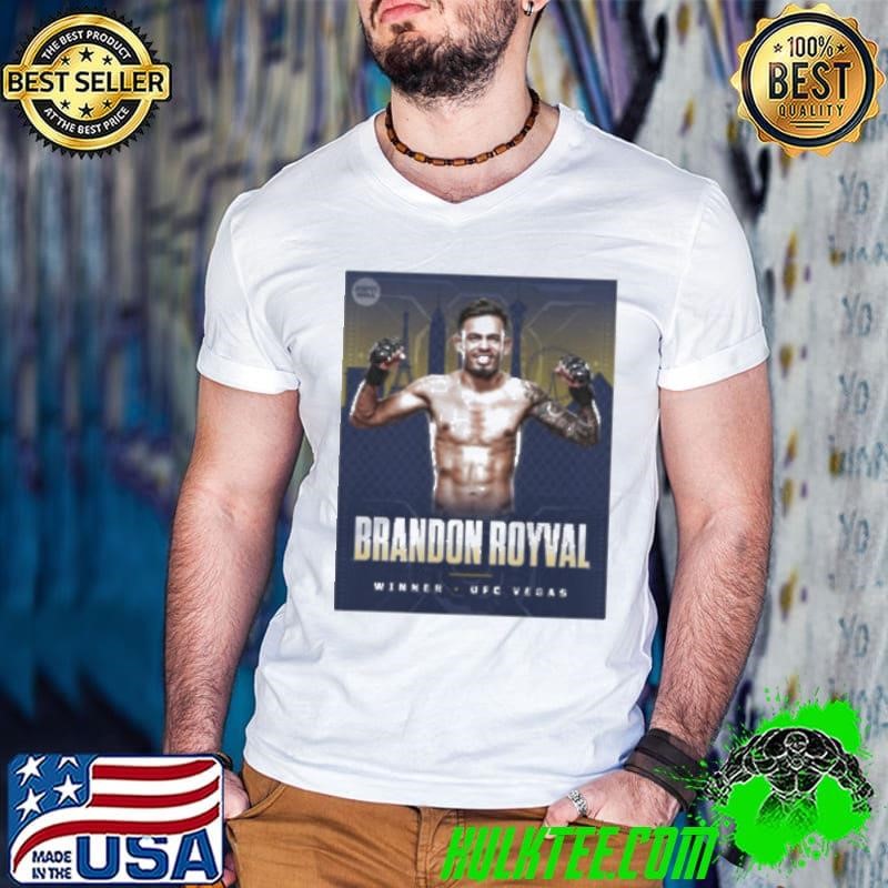 Brandon Royval Winner UFC Vegas 98 Poster Guys V Neck