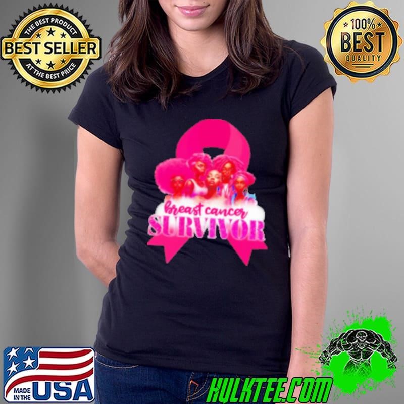 Breast Cancer Awareness Survivor Black Women Melanin Warrior Shirt