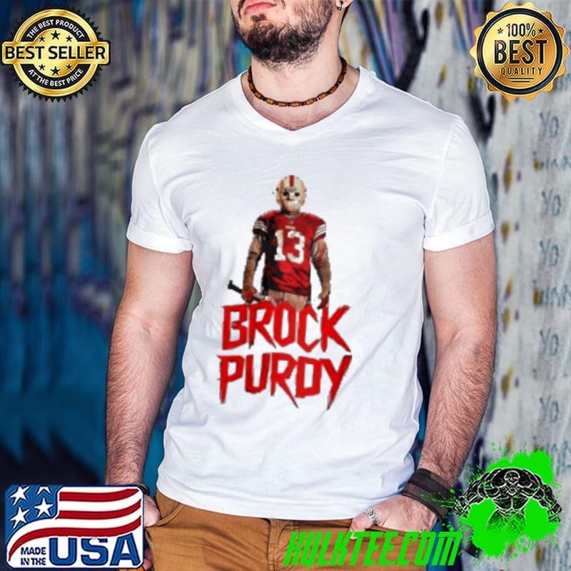 Brock Purdy Jason Mask 49Ers Friday The 13Th Graphic Shirt