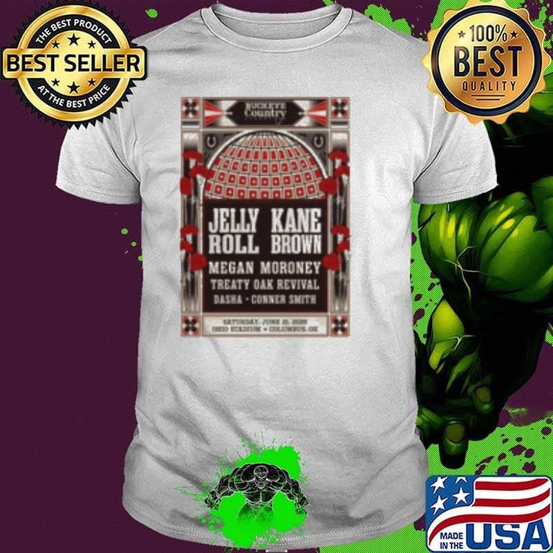 Buckeye Country Superfest Jun 21 2025 Ohio Stadium In Columbus OH Tour Poster Shirt