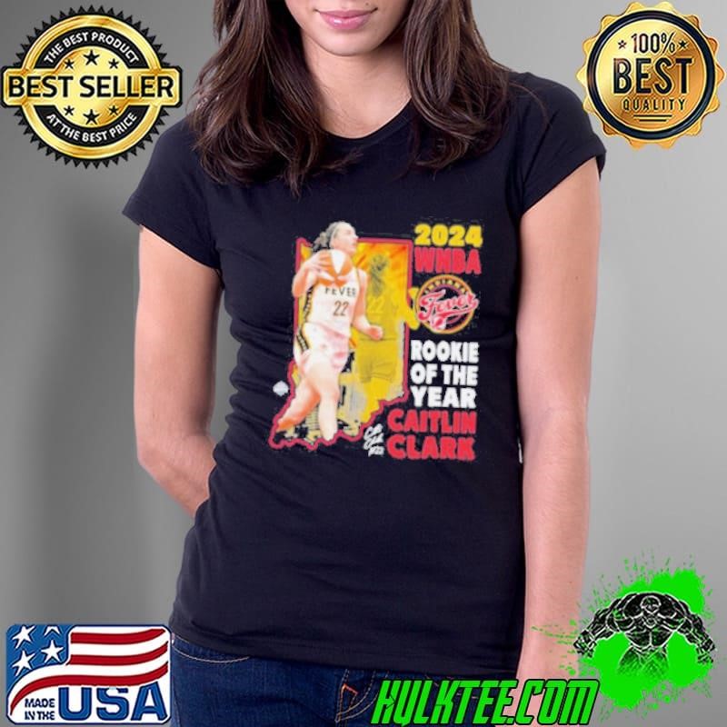 Caitlin Clark 2024 Wnba Rookie Of The Year Caitlin Clark Ladies Tee